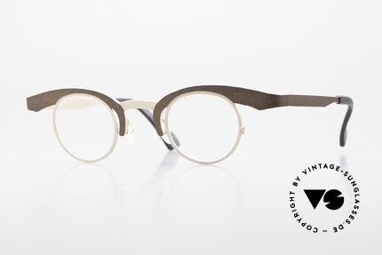 Theo Belgium O Designerbrille Titanium Details