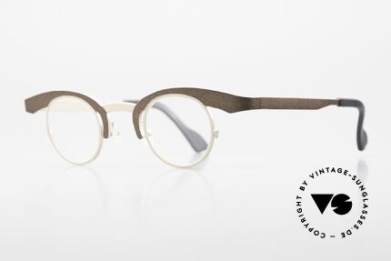Theo Belgium O Designerbrille Titanium, alles andere als "gewöhnlich" oder "Mainstream", Passend für Damen