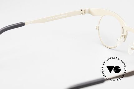 Theo Belgium O Designerbrille Titanium, Glashöhe = 32mm und somit auch gleitsichtfähig, Passend für Damen