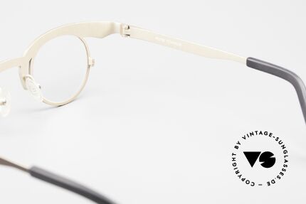 Theo Belgium O Designerbrille Titanium, Größe: large, Passend für Damen