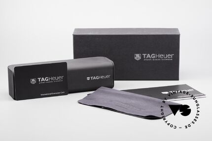 Tag Heuer L-Type 0114 Alligator-Leder Brille Luxus, Größe: medium, Passend für Herren