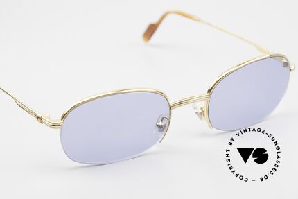 Cartier Nylor Luxus Sonnenbrille 90er, 2. hand in Top-Zustand (neue Gläser + Chanel Box), Passend für Herren und Damen