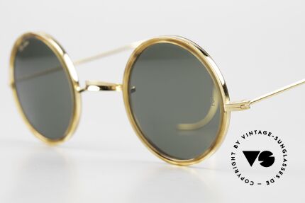 Ray Ban Cheyenne Style I Runde B&L USA Sonnenbrille, ungetragen (wie alle unsere RAY-BAN Sonnenbrillen), Passend für Herren und Damen