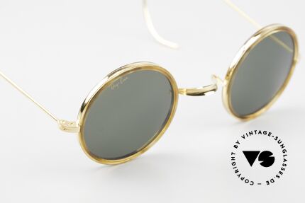 Ray Ban Cheyenne Style I Runde B&L USA Sonnenbrille, Größe: extra small, Passend für Herren und Damen