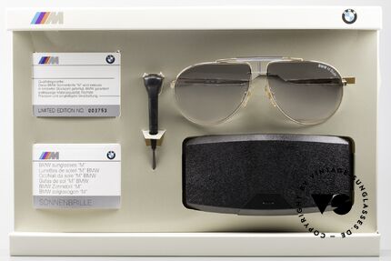 Alpina BMW M Style 80er Sammlerbrille Limited, Größe: large, Passend für Herren