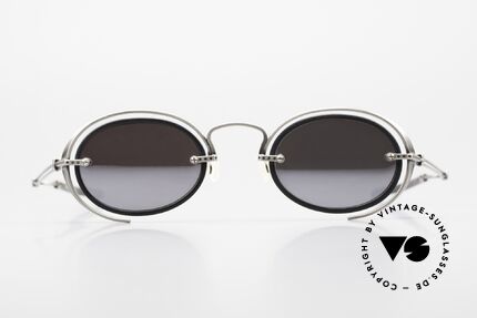 DOX 01 ATS Industrial Brille Verspiegelt, aus dem gleichen Werk wie Y. Yamamoto & JP Gaultier, Passend für Herren und Damen
