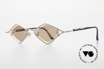 Jean Paul Gaultier 56-7203 Kunstsonnenbrille Vintage, atemberaubendes Kunstwerk; ein wahres Sammlerstück, Passend für Herren und Damen