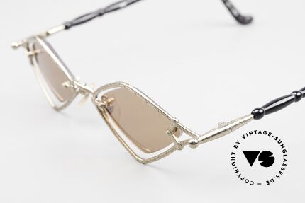 Jean Paul Gaultier 56-7203 Kunstsonnenbrille Vintage, ungetragenes Einzelstück und echtes GAULTIER Unikat, Passend für Herren und Damen