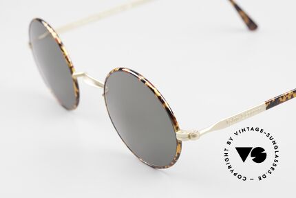 John Lennon - The Walrus Kleine Runde Vintage Brille, typisch unverwechselbarer 1960er-70er Hippie Look, Passend für Herren und Damen