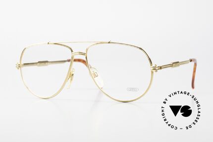 Gerald Genta New Classic 04 24kt Vergoldete Luxusbrille Details