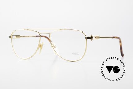 Gerald Genta Gold & Gold 03 Aviator Brille 24kt Vergoldet Details