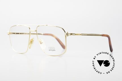 Gerald Genta New Classic 21 24kt Vergoldete Herrenbrille, LUXUS-Accessoires (wie z.B. Brillen) kamen später dazu, Passend für Herren