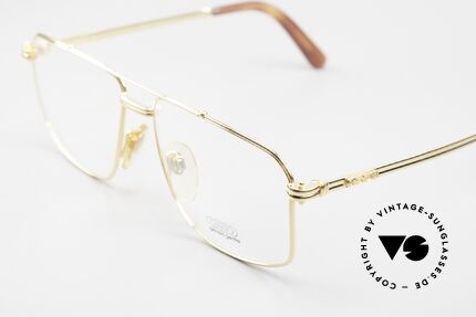 Gerald Genta New Classic 21 24kt Vergoldete Herrenbrille, entsprechend hohe Qualität dieses 1990er Jahre Modells, Passend für Herren