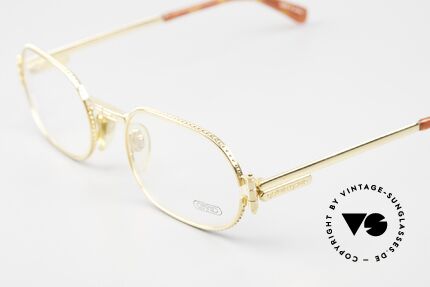 Gerald Genta Gefica 01 Damenbrille Herrenbrille 24kt, entsprechend hohe Qualität dieses 1990er Jahre Modells, Passend für Herren und Damen