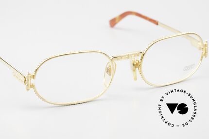 Gerald Genta Gefica 01 Damenbrille Herrenbrille 24kt, ungetragenes Einzelstück mit Seriennummer, Gr. 53/21, Passend für Herren und Damen
