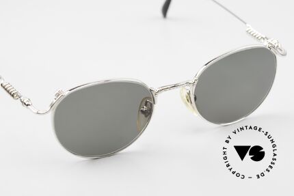 Jean Paul Gaultier 55-5105 Rare 90er Steampunk Brille, dunkelgrüne CR39 Sonnengläser; 100% UV Schutz, Passend für Herren und Damen