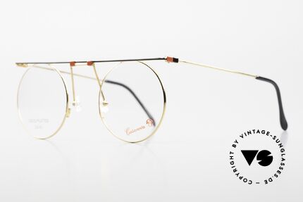 Casanova MTC 7 24kt Vergoldet Kunstbrille, begehrtes Sammlerstück; 24kt vergoldete Fassung, Passend für Herren und Damen