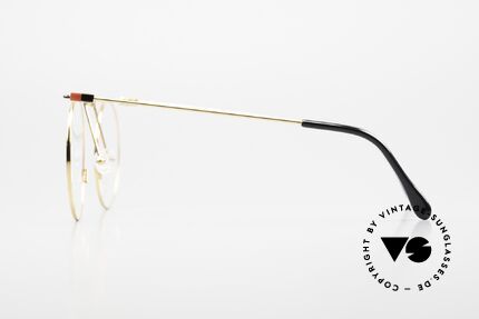 Casanova MTC 7 24kt Vergoldet Kunstbrille, eine ca. 30 Jahre alte, ungetragene vintage Rarität, Passend für Herren und Damen