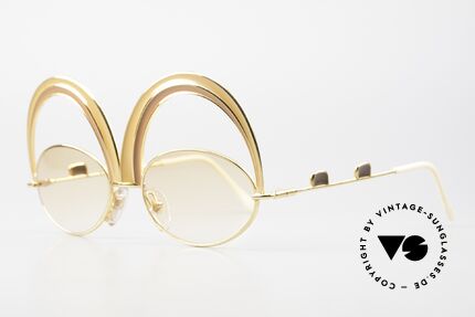 Casanova Arché 6 Museumsbrille 24kt Limited, verkörpert Frohsinn, Ausgelassenheit aber auch Prunk, Passend für Damen