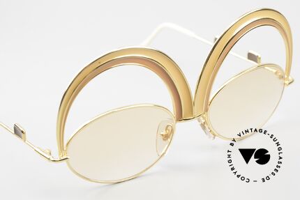 Casanova Arché 6 Museumsbrille 24kt Limited, limitiertes Sammlerstück; Nr. 042/300, 24kt vergoldet, Passend für Damen