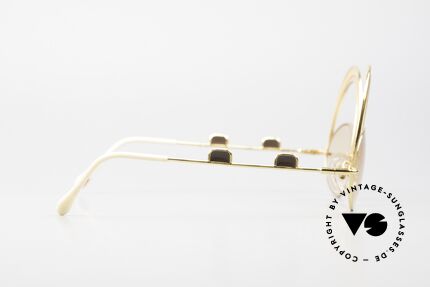 Casanova Arché 6 Museumsbrille 24kt Limited, ungetragene 80er Rarität für Kunstliebhaber, Gr. 54/20, Passend für Damen