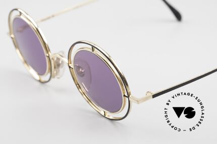 Casanova MTC 2 Runde Brille 24kt Vergoldet, MTC steht für "Metalmeccanici" = "Metallarbeiter", Passend für Herren und Damen
