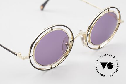 Casanova MTC 2 Runde Brille 24kt Vergoldet, eine ca. 30 Jahre alte, ungetragene vintage Rarität, Passend für Herren und Damen