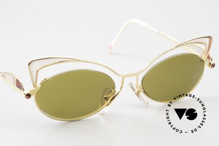 Casanova LC2 Murano Glas 24kt Vergoldet, Glashöhe = 32mm (somit auch für Gleitsicht geeignet), Passend für Damen