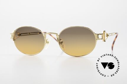 Jean Paul Gaultier 55-5110 Steampunk 90er Sonnenbrille, außergewöhnliche Jean Paul Gaultier 90er Brille, Passend für Herren und Damen