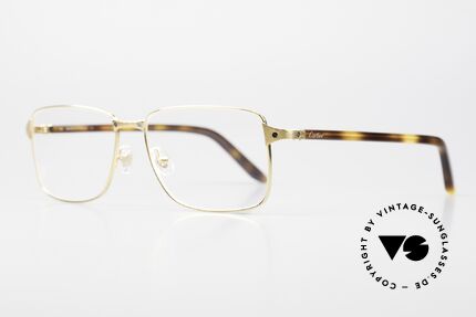 Cartier Core Range CT0040O Herren Luxusbrille Klassisch, teures ORIGINAL in scheinbar zeitlosem Design, Passend für Herren