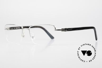Cartier Core Range CT0042O Luxusbrille Klassisch Nylor, teures ORIGINAL der 'Cartier Signature C' Serie, Passend für Herren