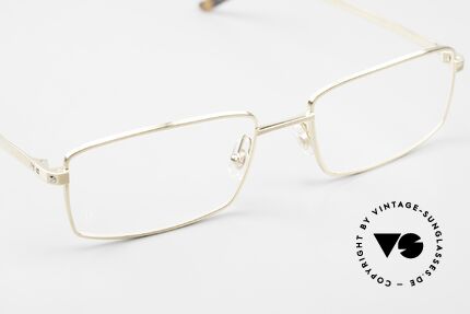 Cartier Santos De Eye00122 Luxus Brille Metall Herren, ungetragenes Original mit Cartier Etui und Box, Passend für Herren