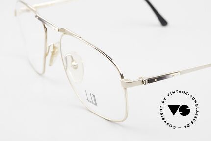 Dunhill 6046 80er Brille Horn-Applikation, ein absoluter KLASSIKER für den vornehmen Gentleman, Passend für Herren