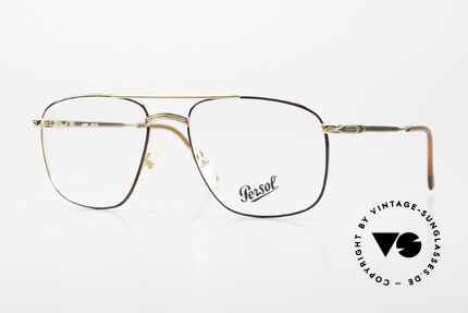 Persol Agar 90er Vintage Brillengestell, VINTAGE Persol Herren-Brille der 1990er, Passend für Herren