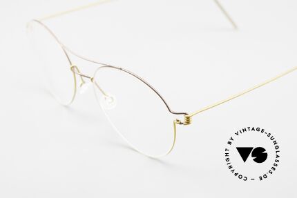 Lindberg Nomi Air Titan Rim Fancy Titanium Brille Frauen, extrem stabile Fassung, flexibel & elastisch, und nur 3g, Passend für Damen