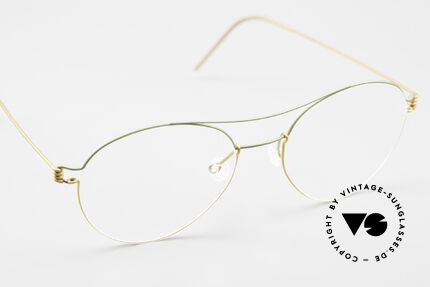 Lindberg Nomi 49 Air Titan Rim Fancy Damenbrille Titanium, ungetragenes Designerstück + orig. Lindberg Magnet-Etui, Passend für Damen
