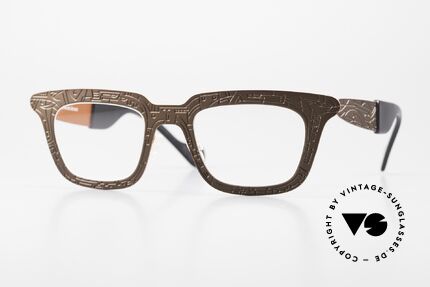 Theo Belgium Zoo Unisexbrille Von Strook, markant eckige Designerbrille v. THEO Belgium, Passend für Herren und Damen