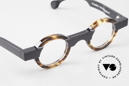 Theo Belgium Porthos Azetat Brille Damen & Herren, eine wirklich ausdrucksstarke Designer-Fassung, Passend für Herren und Damen