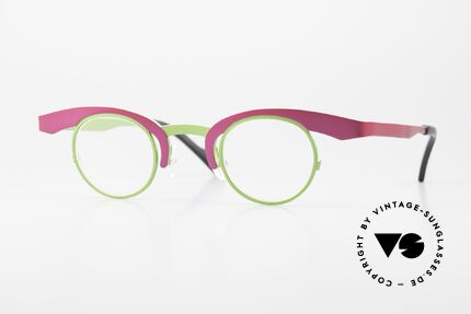Theo Belgium O Designerbrille Für Frauen, interessante Damenbrille von Theo; true vintage, Passend für Damen