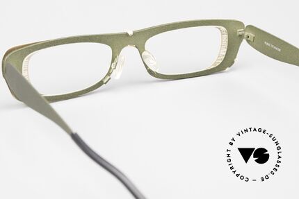 Theo Belgium Eye-Witness PJ Titanbrille Clip-On Front, Glashöhe ist 25mm = daher eher als Lesebrille konzipiert, Passend für Damen