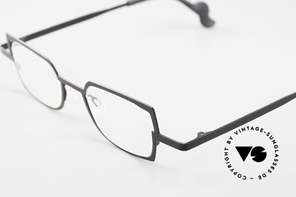 Theo Belgium Transform Damenbrille Vintage Metal, Farbcode 5 (schwarz); Large Gr. (41-22), 140mm, Passend für Damen