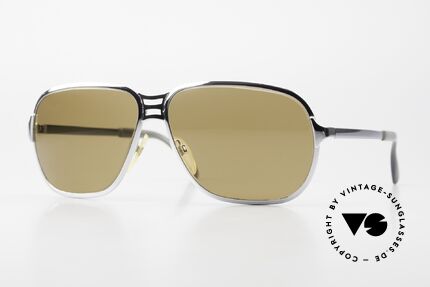 Rodenstock Davos Qualitätsbrille Mineralglas, 70er Jahre Rodenstock Herrensonnenbrille, Gr. 65/13, Passend für Herren