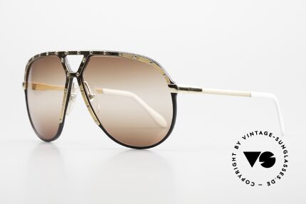 Alpina M1 Double Gradient Brown Lenses, sehr edle Sonnengläser in doppelt braun-Verlauf, Passend für Herren