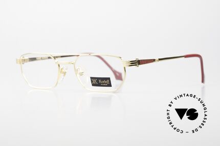 Korloff Paris K16 Vergoldete Titan Fassung, Titanium-Fassung (made in Japan); echte Top-Qualität, Passend für Herren