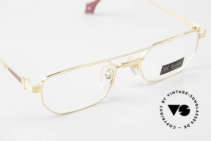 Korloff Paris K16 Vergoldete Titan Fassung, KEINE RETROBRILLE; ein circa 30 Jahre altes Original, Passend für Herren