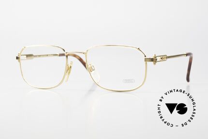 Gerald Genta Gold & Gold 04 90er Vintage Qualität Brille, Gérald Genta: eher bekannt für außergewöhnliche Uhren, Passend für Herren