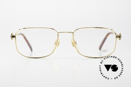 Gerald Genta Gold & Gold 04 90er Vintage Qualität Brille, entwarf u.a. die „GRANDE Sonnerie“ (Preis: ca. $1 Mio.), Passend für Herren