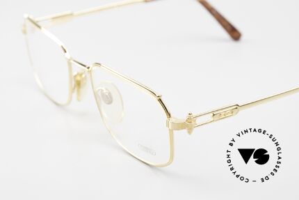 Gerald Genta Gold & Gold 04 90er Vintage Qualität Brille, entsprechend hohe Qualität dieses 1990er Jahre Modells, Passend für Herren