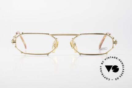 Gerald Genta Gold & Gold 02 24kt Vintage Brille Unisex, entwarf u.a. die „GRANDE Sonnerie“ (Preis: ca. $1 Mio.), Passend für Herren und Damen