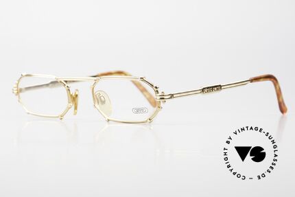 Gerald Genta Gold & Gold 02 24kt Vintage Brille Unisex, LUXUS-Accessoires (wie z.B. Brillen) kamen später dazu, Passend für Herren und Damen